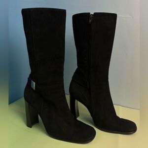 Gucci Suede Mid-Calf Boots